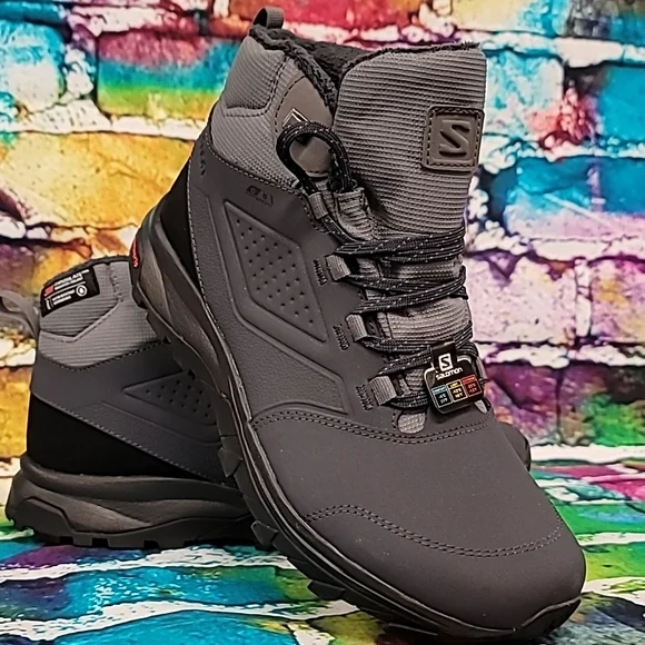 Salomon Yalta TS CSWP Waterproof Boots Gray Mens Size 8 New No Box Salomon Yalta TS CS WP Boot - Men main image 4